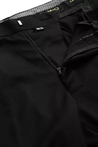 Men black solid slim fit bandhgala suit