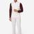 Men white solid bandhgala formal two-piece suit
