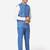Men blue solid bandhgala formal two-piece suit