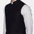 Men black solid bandhgala formal two-piece suit
