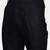 Men black solid bandhgala formal two-piece suit