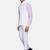 Men white solid bandhgala two-piece formal suit