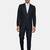 Men green tailored fit single-breasted two-piece suits suit