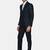 Men green tailored fit single-breasted two-piece suits suit