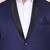 Men blue solid 2 piece tuxedo formal suits