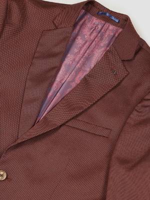 Men set of 3 bronze solid 3-peice suits 2