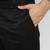 Men black solid 2-piece bandhgala suit