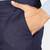 Men blue solid single-breasted 3-piece suit
