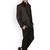Men black single-breasted regular fit party suit