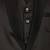Men black single-breasted regular fit party suit