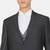 Men single-breasted reversible waistcoat three-piece suit