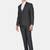 Men single-breasted reversible waistcoat three-piece suit