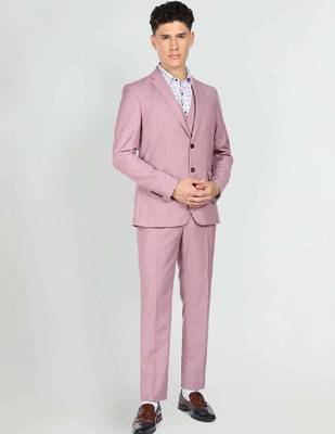 Men single-breasted three piece formal suit 1