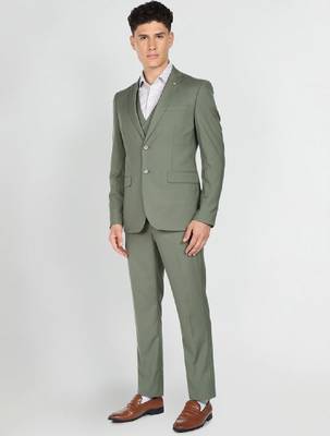 Men tailored single-breasted formal suits 3
