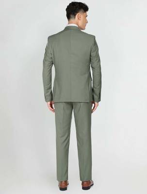 Men tailored single-breasted formal suits 4