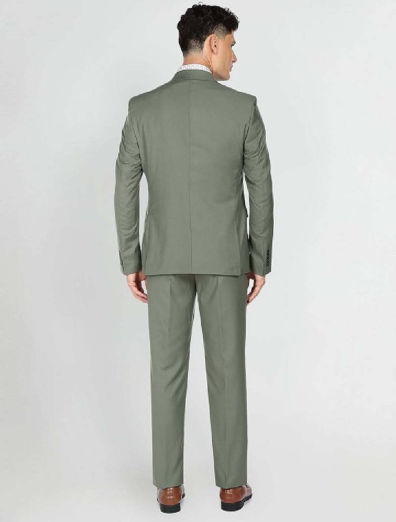 Men tailored single-breasted formal suits
