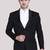 Men single-breasted slim-fit two-piece suit