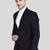 Men single-breasted slim-fit two-piece suit