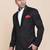 Men single-breasted slim-fit two-piece suit