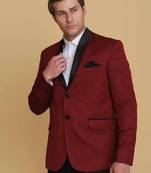 Men slim-fit single-breasted two-piece formal suit