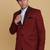 Men slim-fit single-breasted two-piece formal suit