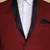 Men slim-fit single-breasted two-piece formal suit