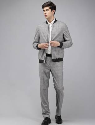 Checked neo fit 2 piece formal suits 1