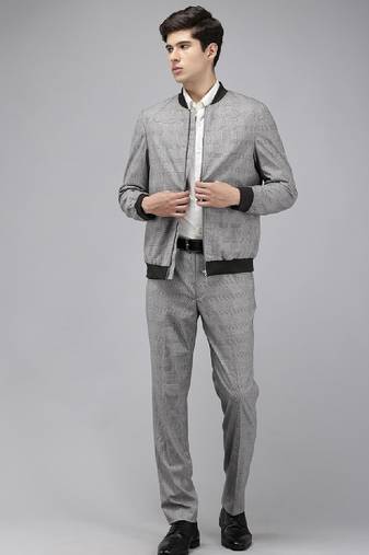 Checked neo fit 2 piece formal suits