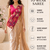 designer fendy silk blend embroidered ready to wear saree with stitched blouse 