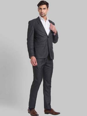Men single-breasted super slim-fit 2-piece suit 3