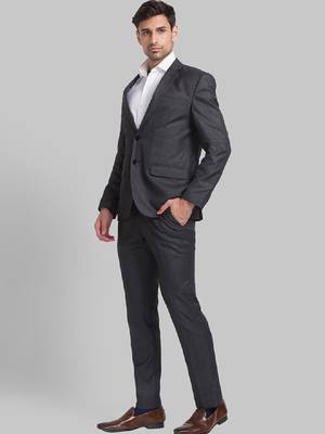 Men single-breasted super slim-fit 2-piece suit 4