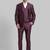 Men super slim-fit single-breasted 3-pc party suit