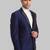 Men printed super slim-fit single-breasted two-piece formal suit