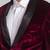 Men velvet single breasted two-piece suit