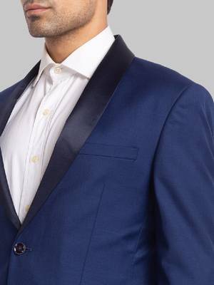 Men super slim-fit single-breasted two-piece suit 2