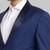 Men super slim-fit single-breasted two-piece suit