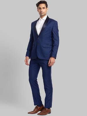 Men super slim-fit single-breasted two-piece suit 4