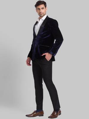 Men super slim-fit single breasted 2 piece suits 4