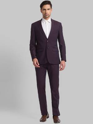 Men single breasted two piece formal suit 1