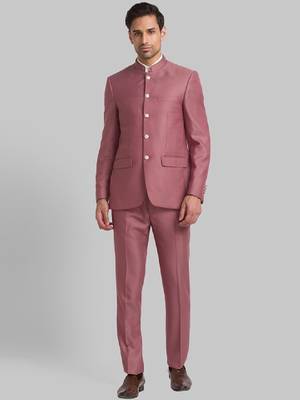 Men single breasted two piece formal suit 1