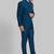Men woven-designed single-breasted bandhgala blazer two-piece suit