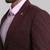 Men self design single breasted two piece formal suit