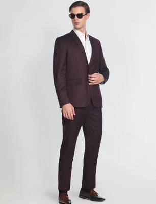 Men single-breasted 2 piece formal suit 3