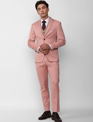 Single-breasted slim-fit 3-piece formal suit 1