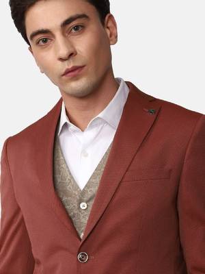 Single-breasted slim-fit 3-piece formal suit 2