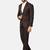 Slim-fit single-breasted two-piece party suit