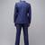 Self design textured single breasted super slim fit 3 piece party suits