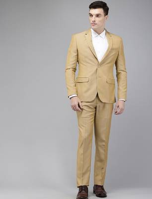 Super slim fit notched lapel single-breasted 2 piece formal suits 4