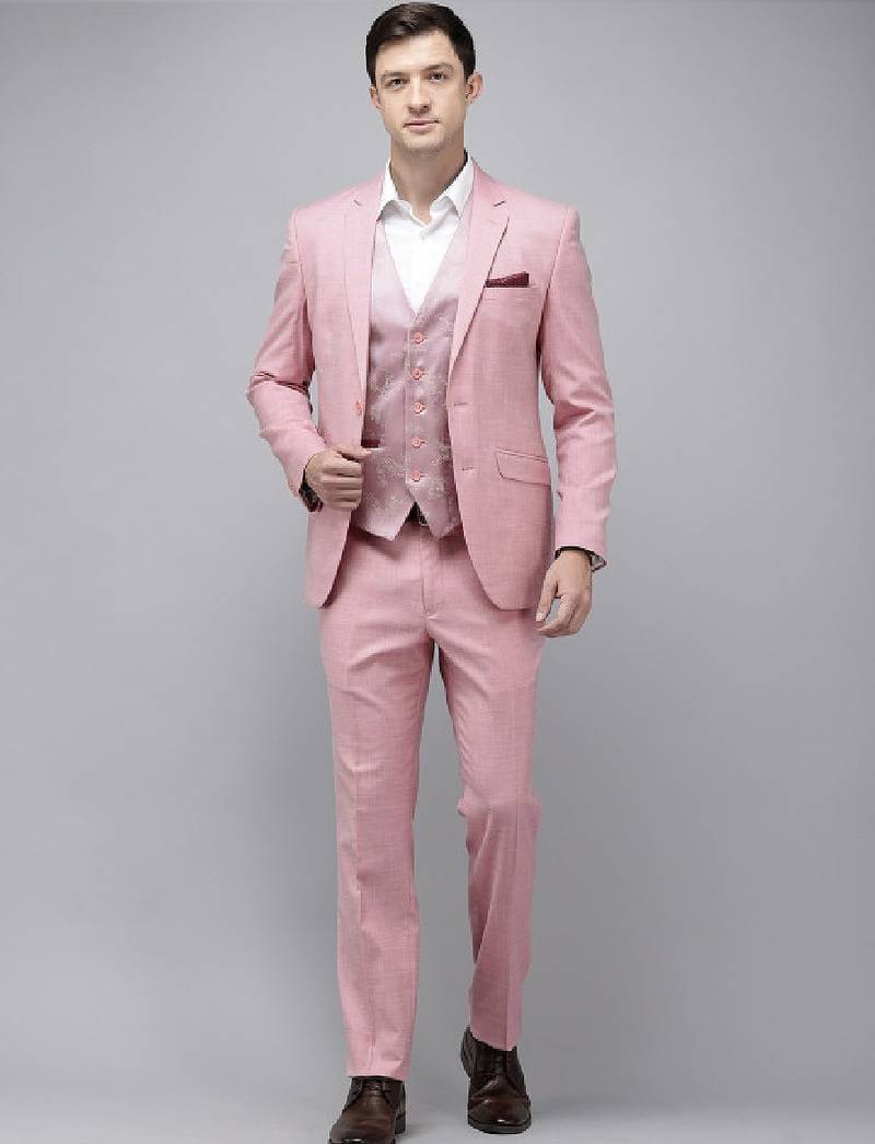 Super slim fit single breasted 3-peice party suit