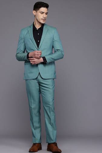 2-piece single-breasted contemporary-fit party suit